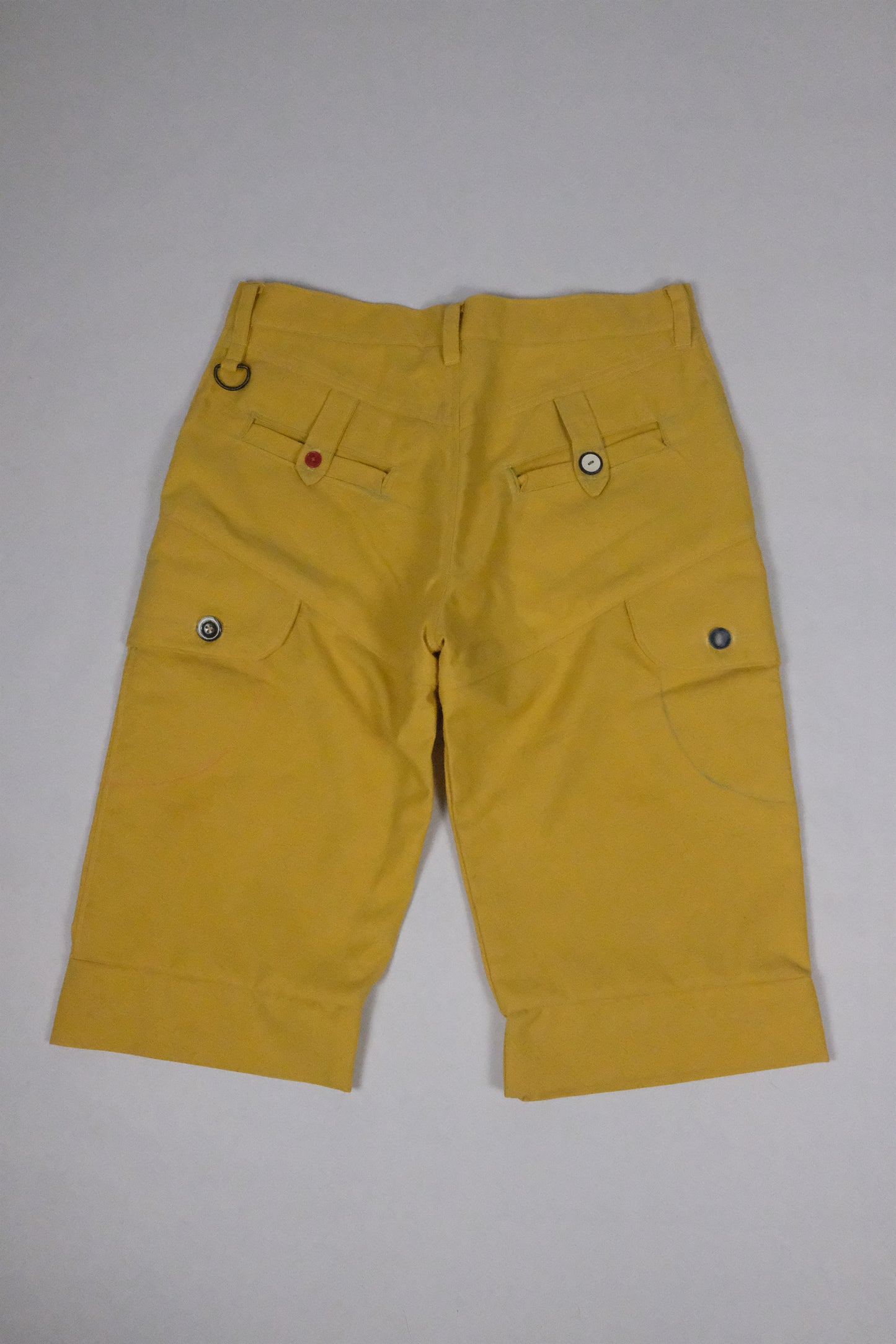 Yellow Button Shorts 35 x 15