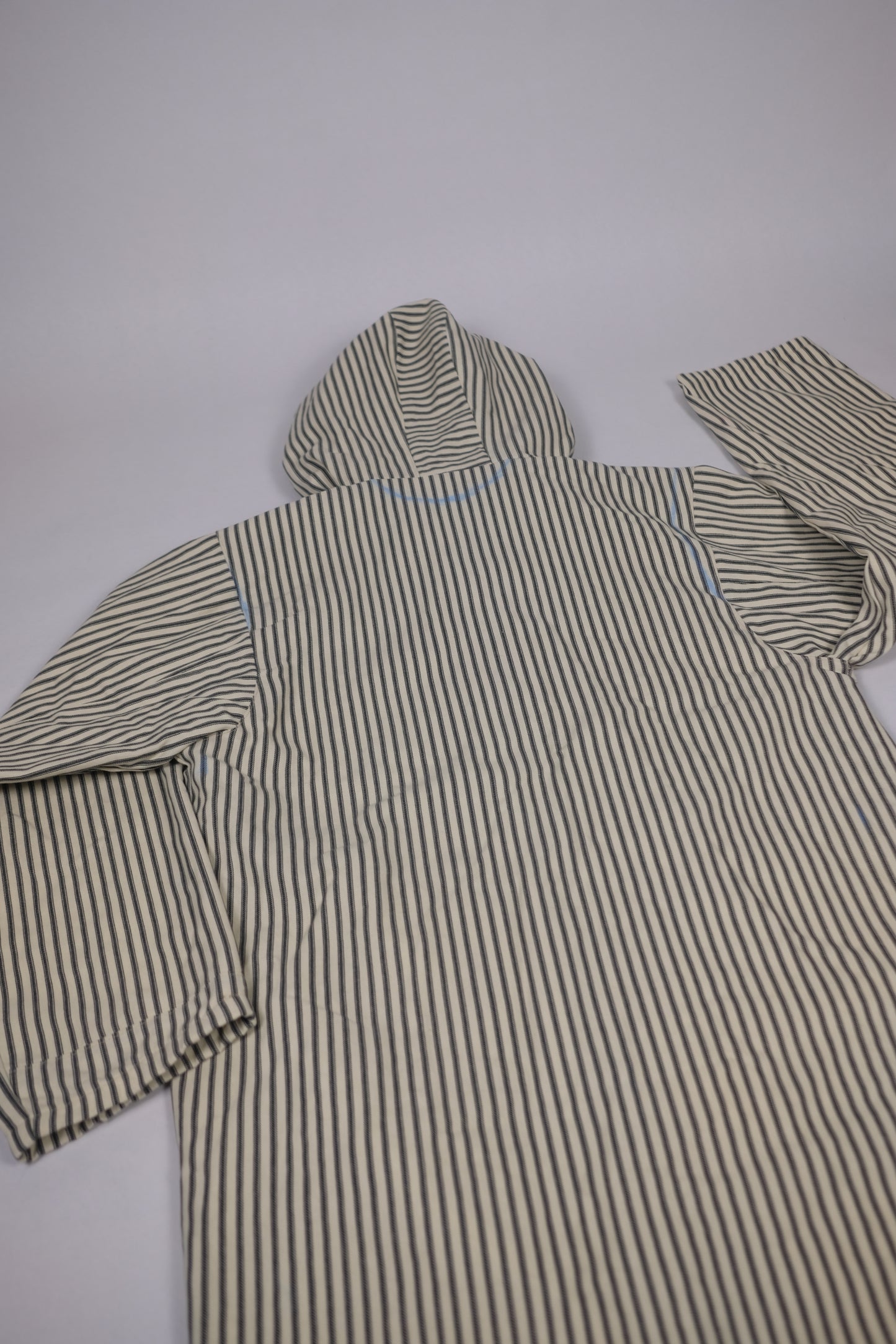 Striped Long Jacket - M