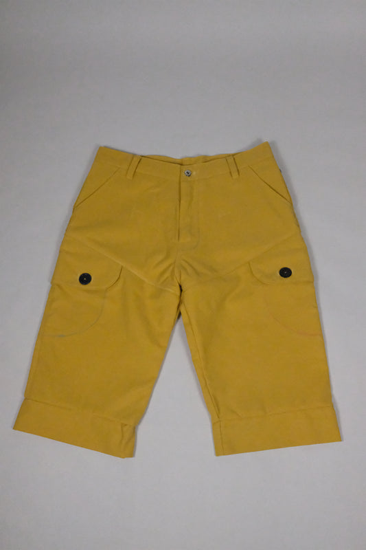 Yellow Button Shorts 35 x 15