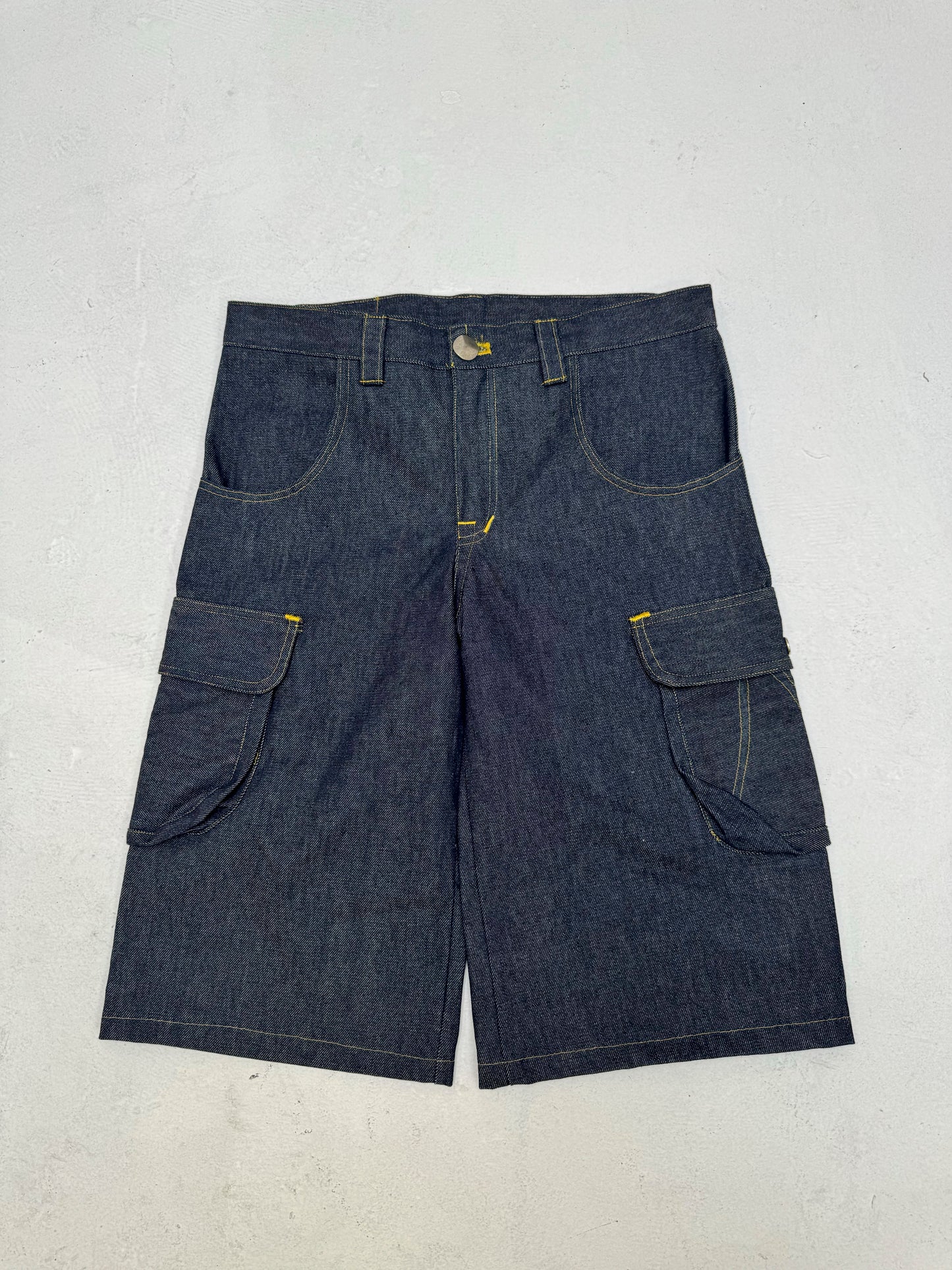 Selvedge Denim Cargo Jorts 34x14