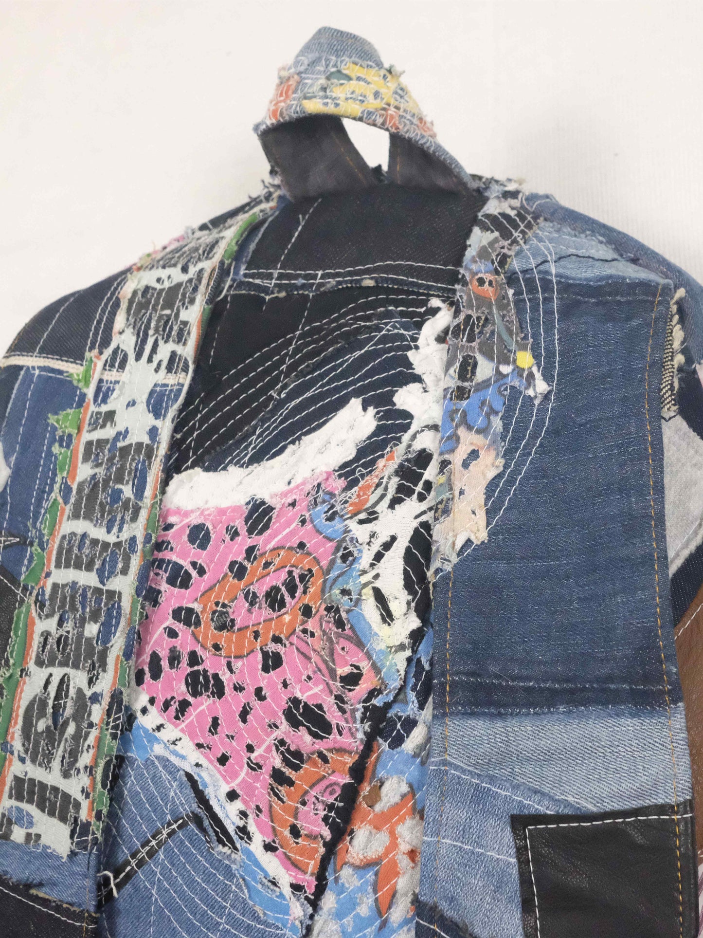 Denim Scrap Bag