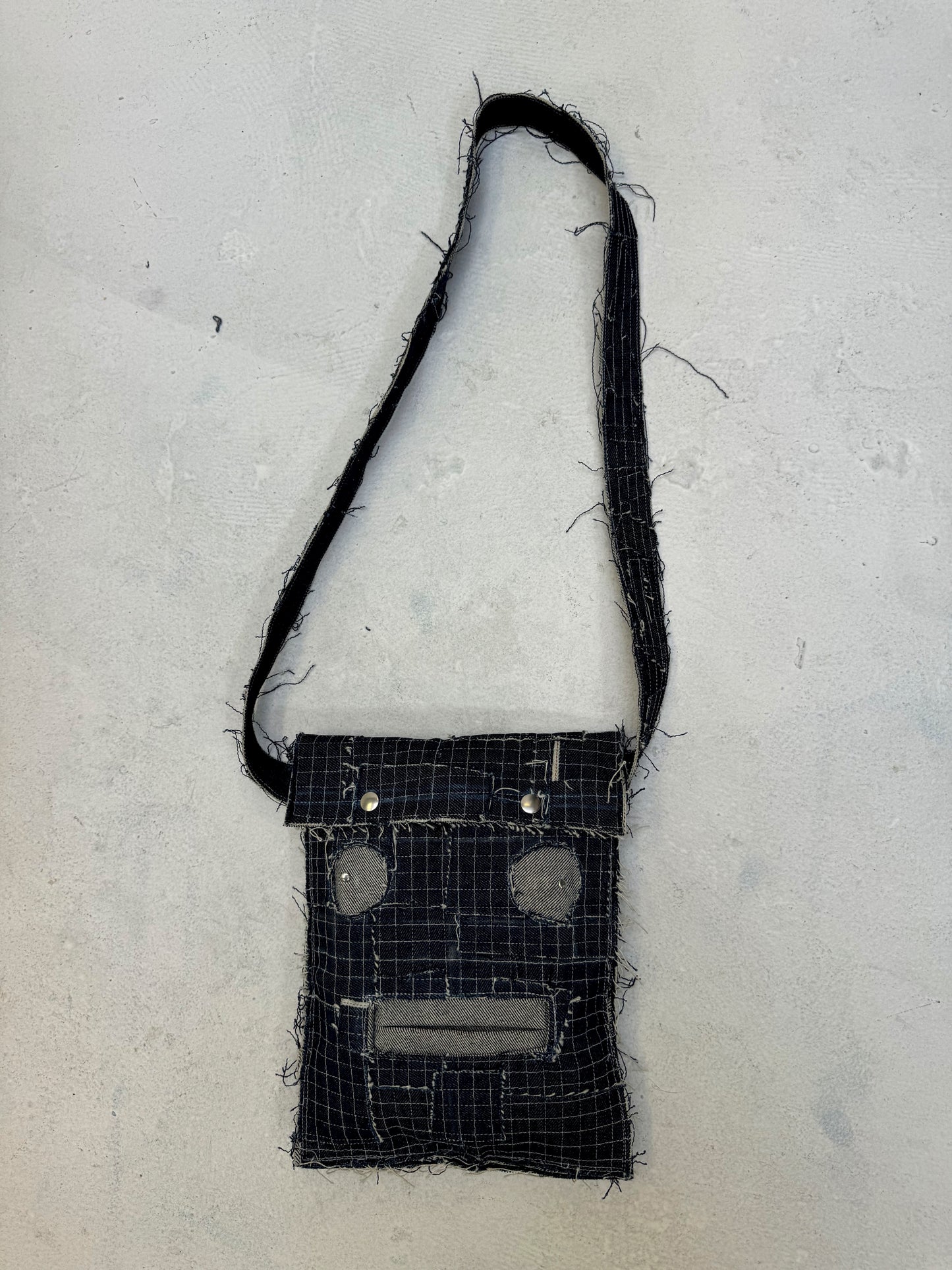 Scrap Denim Face Bag