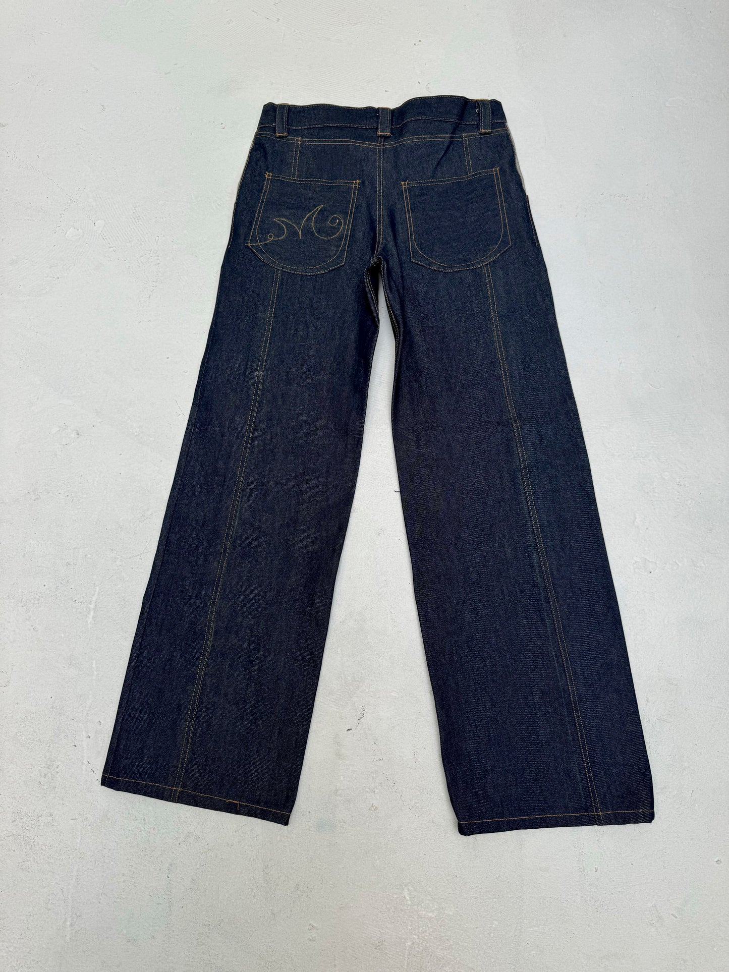 Exposed Button Fly Selvedge Denim - 31x33