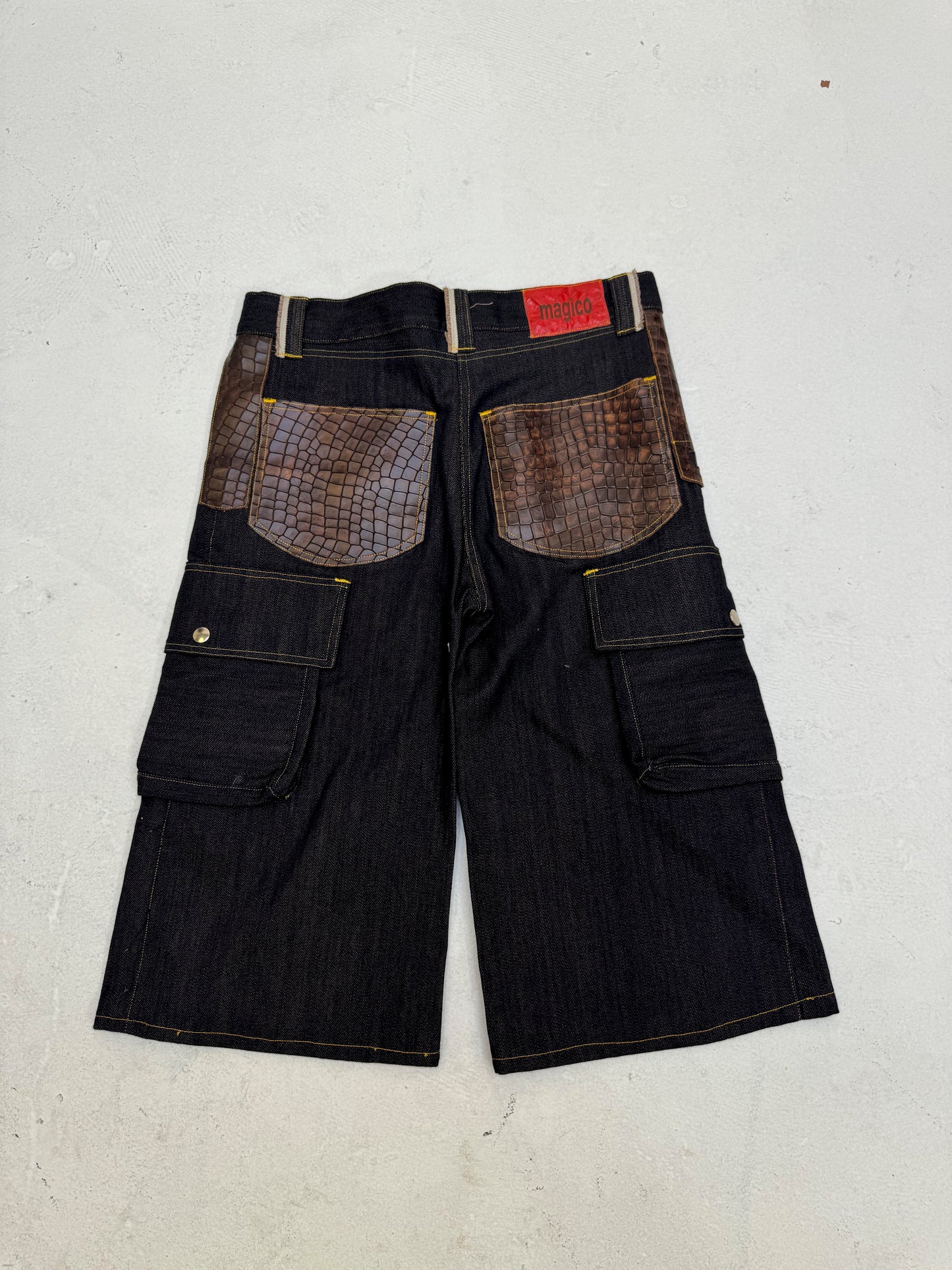 Italian Denim Gator Jorts 32x16