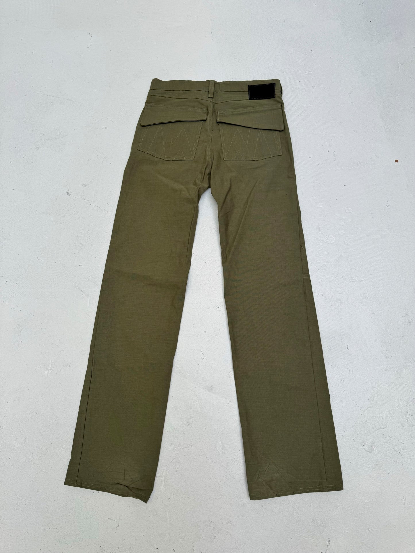 Sample - Green Canvas Pants 31x33