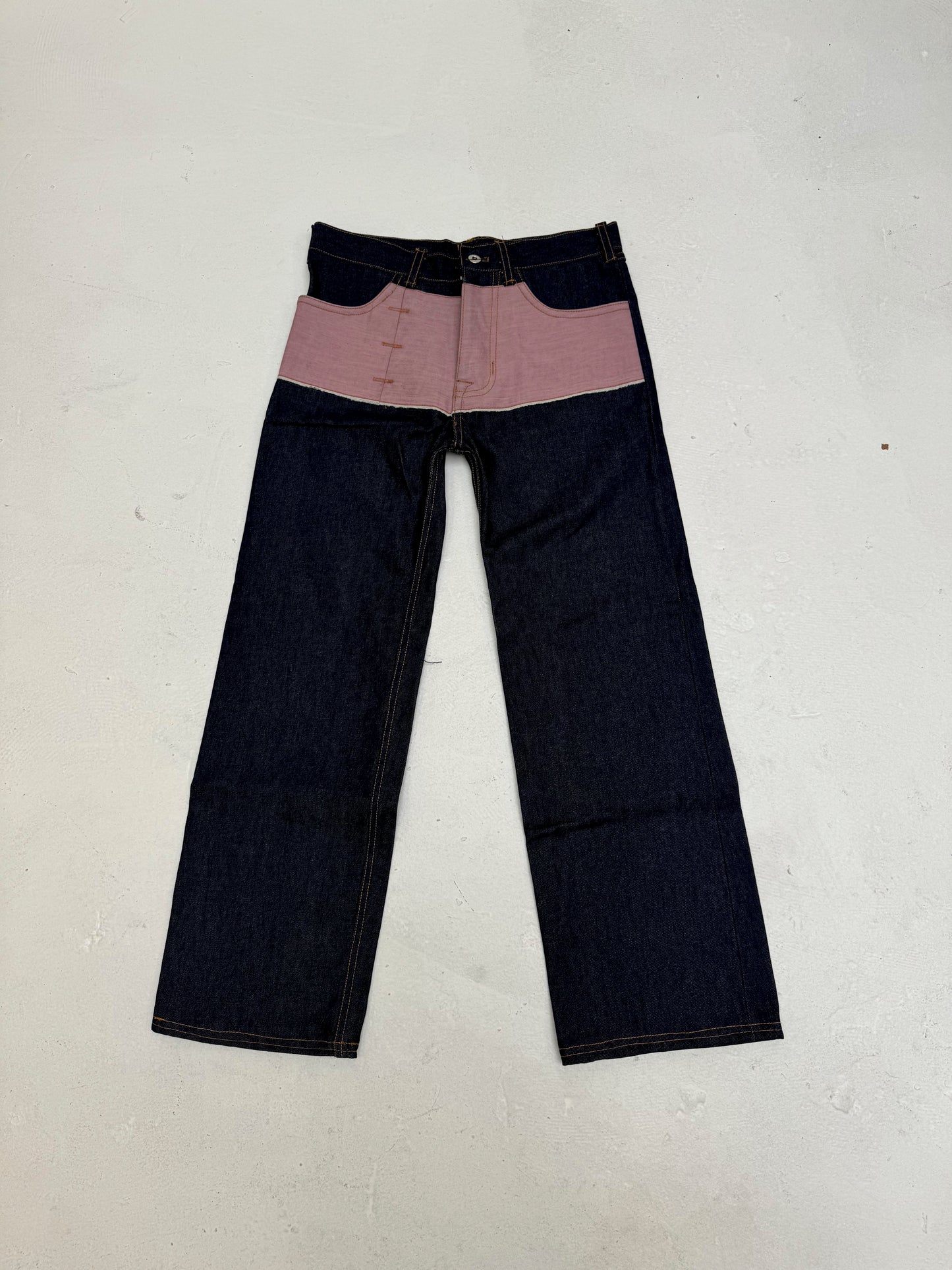 Pink Selvedge Denim 33x29