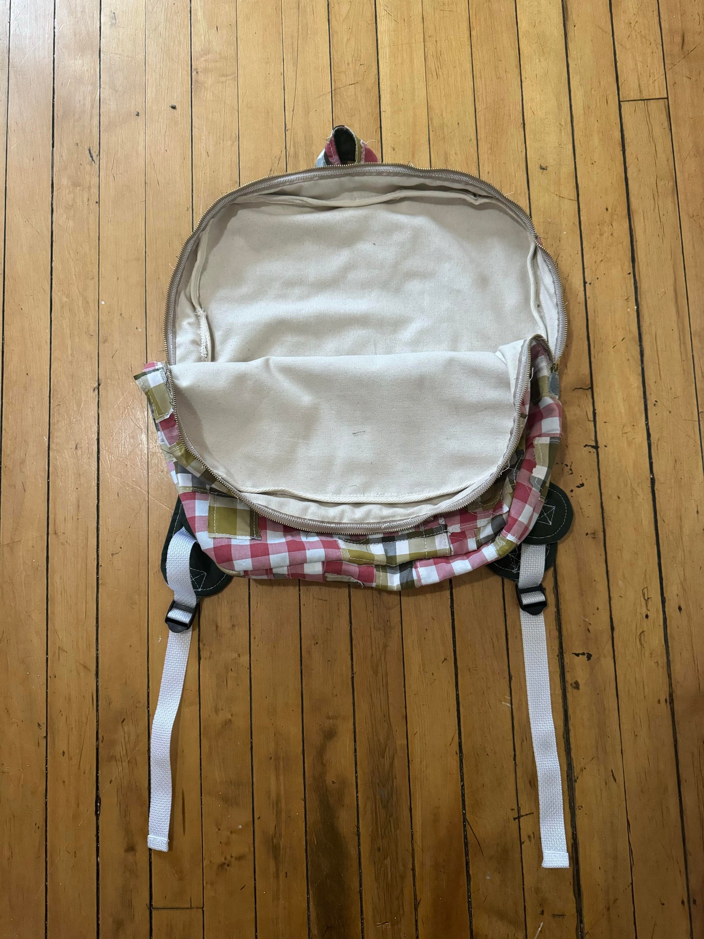 Flannel Scrap Backpack