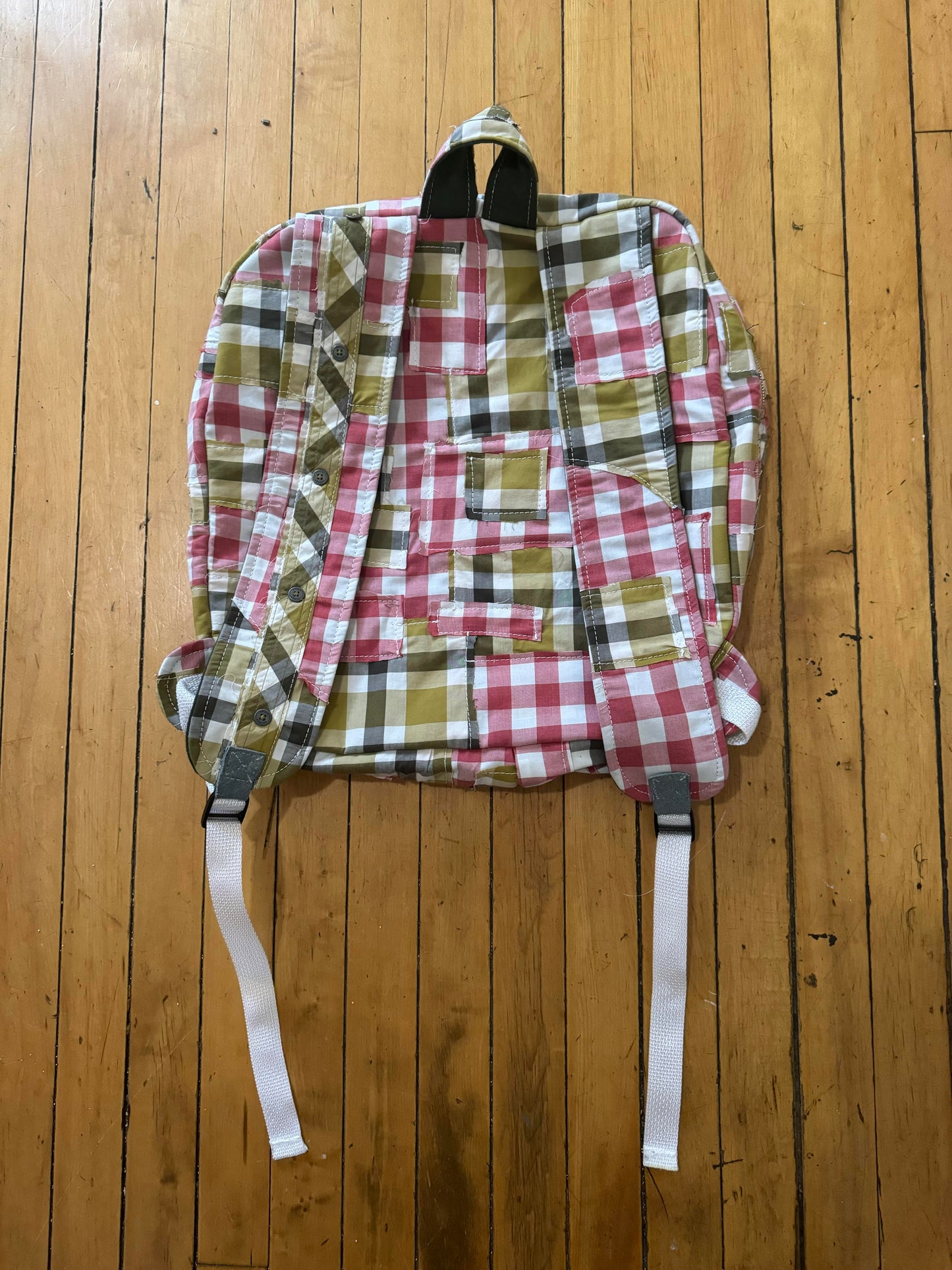 Flannel Scrap Backpack