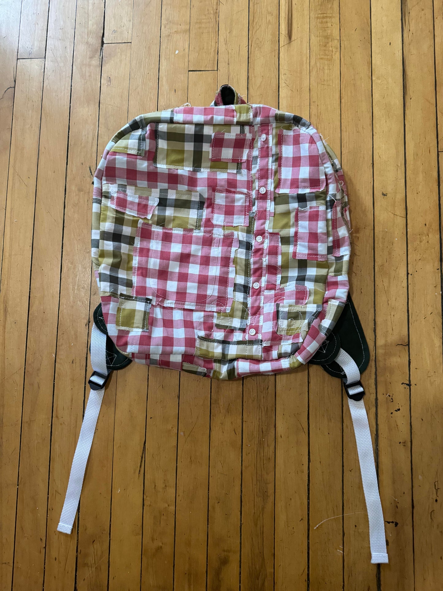 Flannel Scrap Backpack