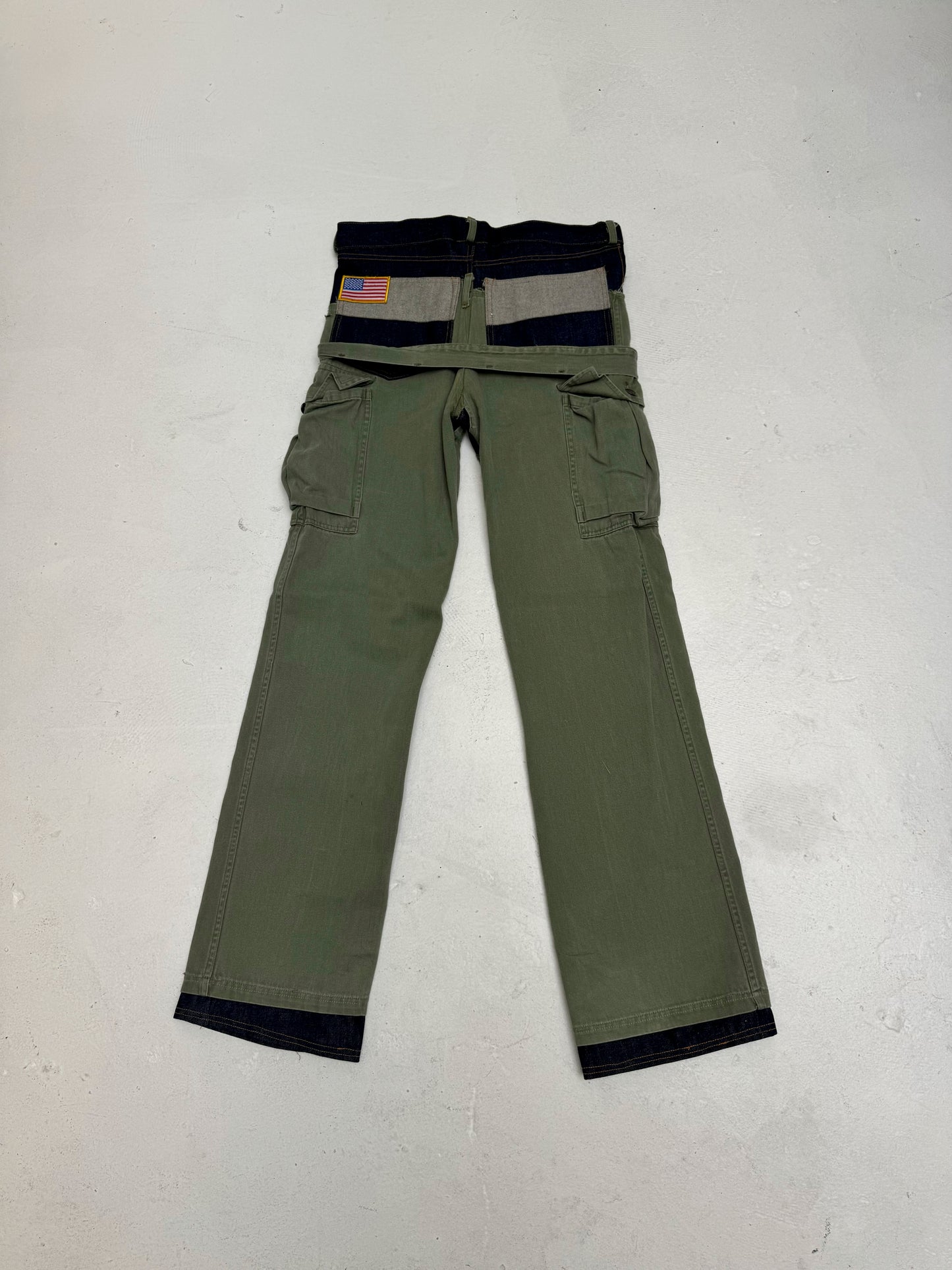 Army/Selvedge Double Jeans 35x34