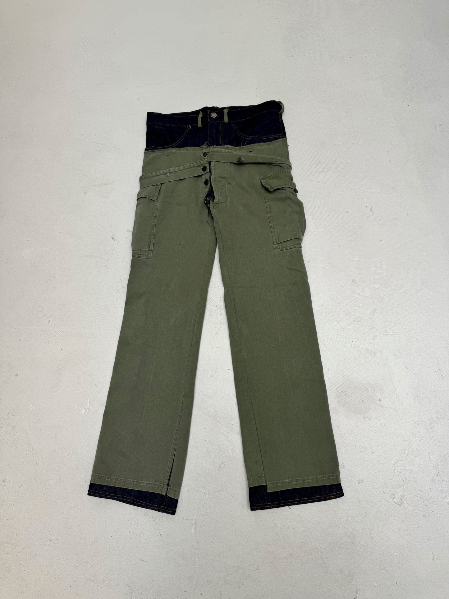 Army/Selvedge Double Jeans 35x34